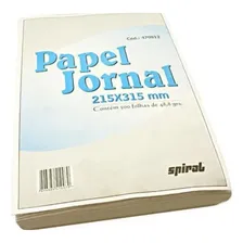 Papel Jornal - 500 Folhas - Spiral Cor Bege Foto mini  2