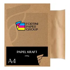 Papel Kraft Natural 240g Formato A4 Com 50 Folhas Top Foto  mini 1