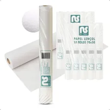 Papel Lençol Descartável para Maca 70x50 Paper 10 rolos Branco Foto mini 2