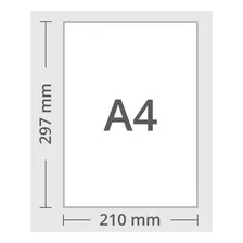 Papel Off Set 180g Tamanho A4 21x29,7 Com 250 Fls Cor Branco Foto mini 2