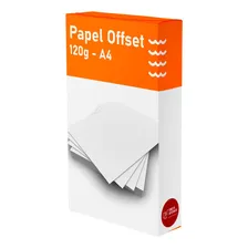 Papel Offset 120g Tamanho A4 Caixa Com 250 Folhas Branco Foto  mini 1