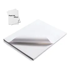 Papel Offset A4 Branco 100 Folhas Sulfite 180g Chambril Top Foto mini  3