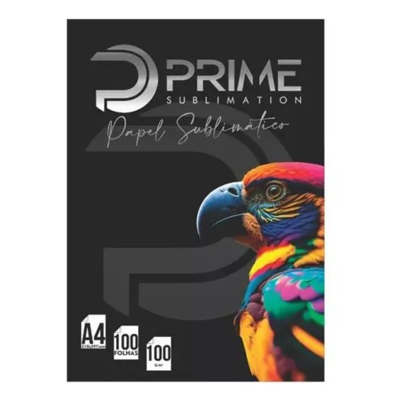 Papel P/ Sublimação A4 Prime Secagem Rápida 100fls Cor Branco Foto 1