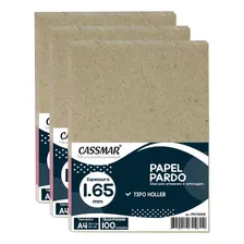 Papel Para Cartonagem Pardo Tipo Holler 1,65mm A4 100un Cor Cinza Liso Foto mini 1