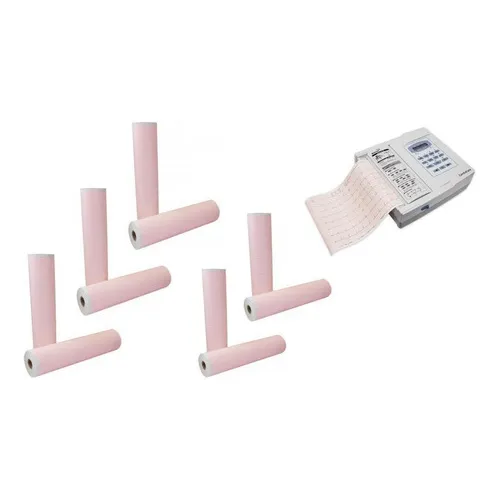 Papel Para Eletrocardiograma Ecg Compat. Bionet -10 Bobinas Foto 1