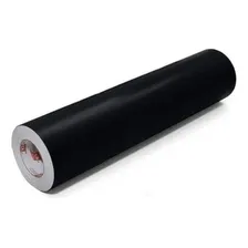 Papel Parede Adesivo Envelopamento Preto Fosco 5m Foto mini 1