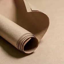 Papel Semi Kraft Bobina 45cm X 50 M Pardo Embalagem Foto mini 3