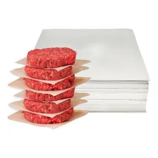 Papel Sintético Separador Hambúrguer 12x12 Com 2kg Foto mini 1