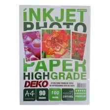 Papel Sublimatico Fundo Azul A4 90g 100 Folhas Deko Inkjet Foto mini 1