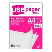 Papel Sulfite A4 180g/m² Para Impressão 60kg Branco 50 Fls Foto mini 1