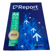 Papel Sulfite A4 75g Resma 500 Folhas Premium Report Suzano Foto mini 3