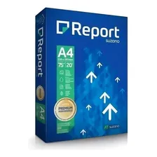 Papel Sulfite A4 75g Resma 500 Folhas Premium Report Suzano Foto mini 1