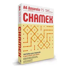 Papel Sulfite A4 Amarelo 210x297 Com 500 Fls Colors - Chamex Foto mini 1