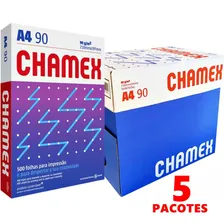Papel Sulfite A4 Branco 210x297mm 90g Caixa 2500 Folhas Chamex Foto mini 1