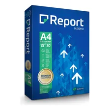 Papel Sulfite A4 C/ 500 Fls 75 G Unidade - Report Cor Branco Foto  mini 1