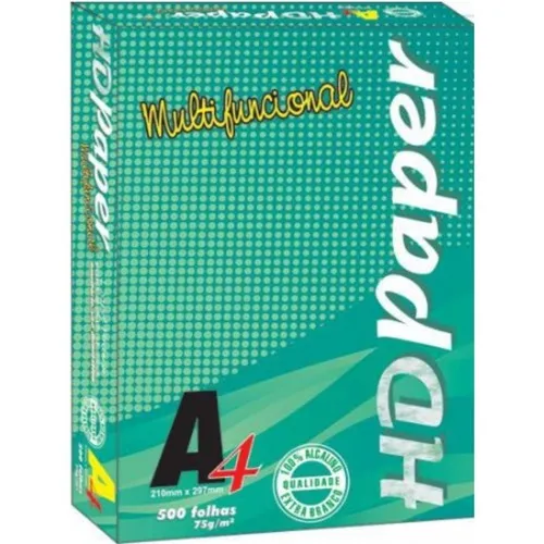 Papel Sulfite A4 Resma 500 Folhas Hd Paper Multifuncional Foto 1