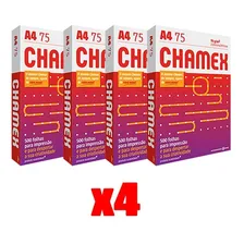Papel Sulfite Chamex A4 Office 2000 Folhas 75g 4 Resmas Cor Branco Foto mini 1