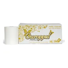 Papel Toalha Bobina 20x200m 100%celulose- Ouroppel Foto mini 1