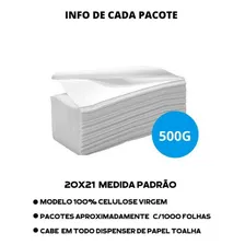 Papel Toalha Interfolha Branco 100% Celulose 3 Mil Folhas Foto mini 2