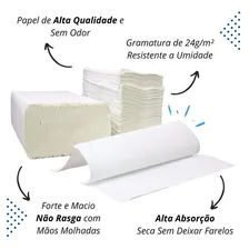 Papel Toalha Interfolha Branco Luxo Premium 100% Celulose Foto mini 2
