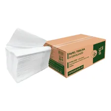 Papel Toalha Interfolhado 2 Dobras Ipel 19,3x20,5cm 2000 Fls Foto  mini 1