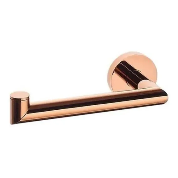 Papeleira Porta Papel Higiênico Loft Rose Lorenzetti Acessór Cor Rose gold Foto 1