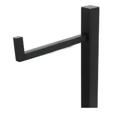 Papeleira Quadrada Porta Papel Higiênico Inox Preto Kzi Foto mini 3