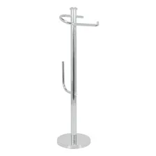 Papeleira Vertical Jackwal Com Suporte Reserva Cromado Foto mini 1