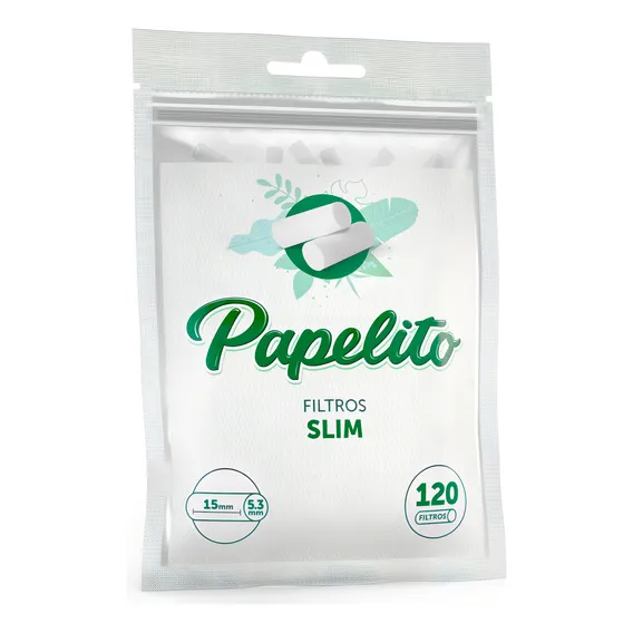 Papelito filtro slim unitário com 120 unidades Foto 1