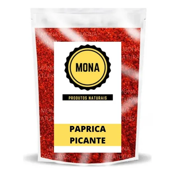 Páprica Picante - 500g - - Naturais Mona Foto 1