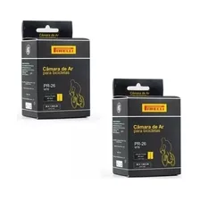 Par 2 Camara De Ar Pirelli Bike Aro 26 Bico Fino Presta 48mm Foto mini 1