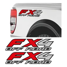 Par Adesivo Emblema Fx4 Off Road Ranger 4x4 Cor PADRÃO Foto mini 1