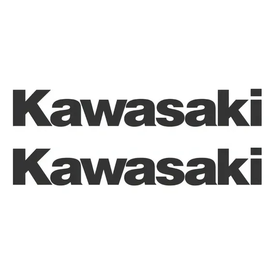 Par Adesivo Faixa Compatível Com Kawasaki Tanque- Preto 02 Cor Moto Kawasaki Foto 1