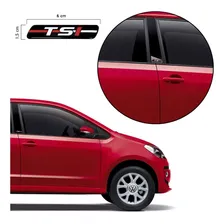 Par Adesivos Emblema Coluna Tsi Linha Vw Jetta Up Resinado Foto mini  3