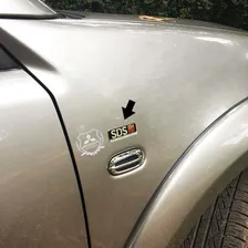 Par Adesivos Resinado Emblema Sds L200 Mitsubishi Foto mini 4