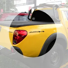 Par Adesivos Savana 4x4 L200 Triton Resinado Emblema Foto mini 3