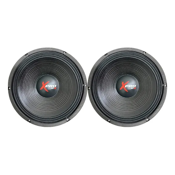 Par Alto Falante 12 Pol Etm Lt 8 Ohms Cone Seco Automotivo Foto 1