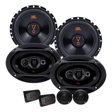 Par Alto Falante 2 Vias 62vms80 160w + Par 6x9 69qdfx110 Jbl Cor Preto Foto mini 1