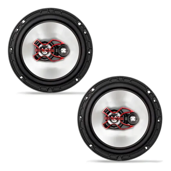 Par Alto Falante 6 Pol Triaxial Bravox B3x60x 100w Rms Foto 1