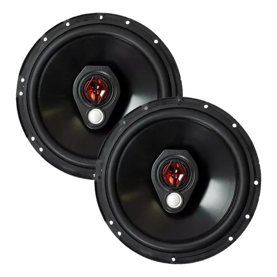 Par Alto Falante 6 Polegadas 100w Rms Bomber Triaxial 4 Ohms Foto 1
