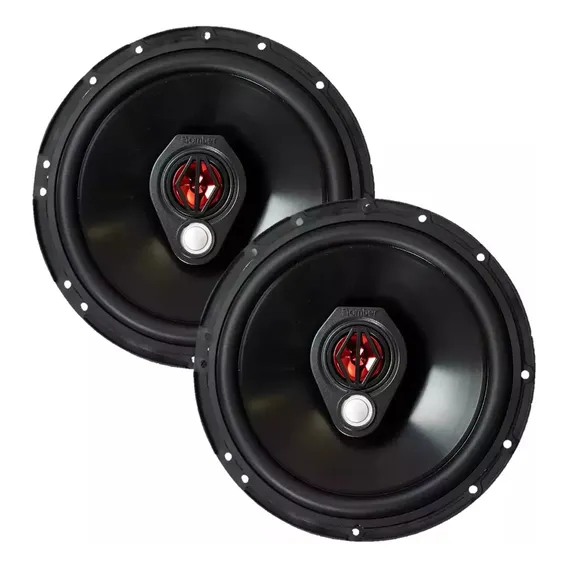 Par Alto Falante 6 Polegadas Triaxial 4ohms Foto 1