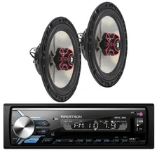 Par Alto Falante B3x60x 6 Polegadas Bravox + Radio Vipertron Kit Som Automotivo Tnt Full Foto mini 4