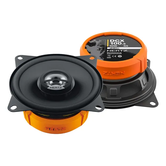 Par Alto Falante Coaxial Hertz Dcx 100.3 4 Polegadas 60w Foto 1