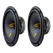 Par Alto Falante Mid Bass Zetta 6'' 120mb-6 120w 4 Ohms Cor Preto Foto mini 1