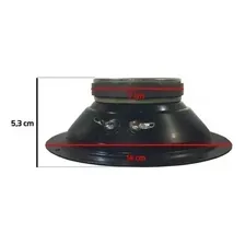 Par Alto Falante Mid Ranger Em 5s 100w 8ohms Médio Voz Cor Preto Foto mini 4