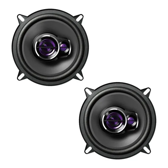Par Alto Falante Pioneer Ts-1360br 5 Polegadas 180w Triaxial Cor Preto E Roxo Foto 1
