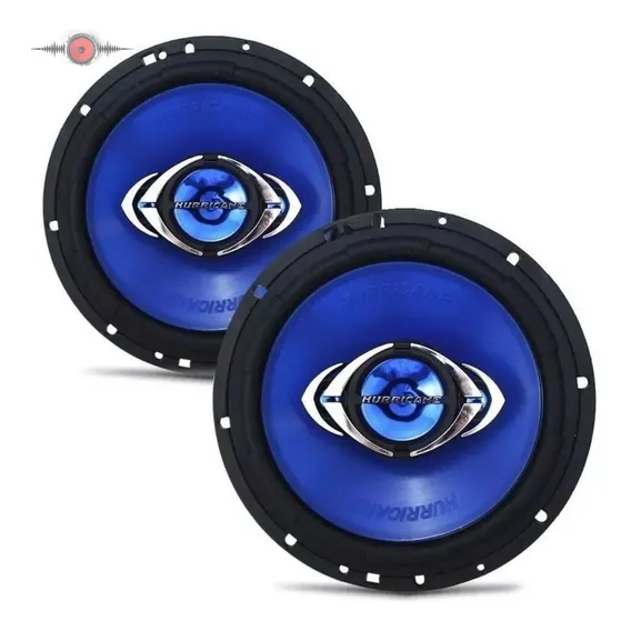 Par Alto Falante Porta Hurricane 6 Polegada 130 Rms Cm6 260w Cor Azul Foto 1
