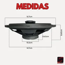 Par Alto Falante Soundfy 6 Polegadas Triaxial 120w Foto mini 4