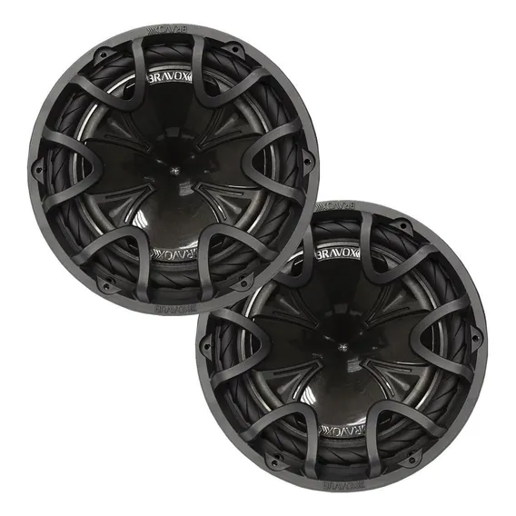 Par Alto Falante Sub Bobina Dupla 350w 2+2ohms 12 Polegadas Cor Preto Foto 1