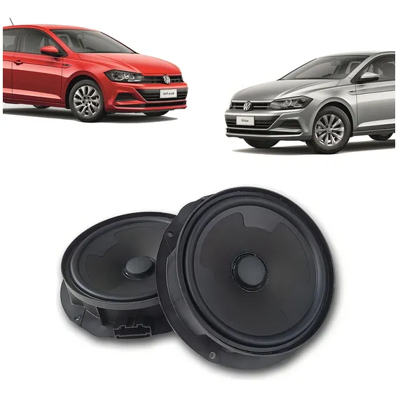 Par Alto Falante Traseiro Polo Virtus Nivus Taos Vw Cor Preto Foto 1